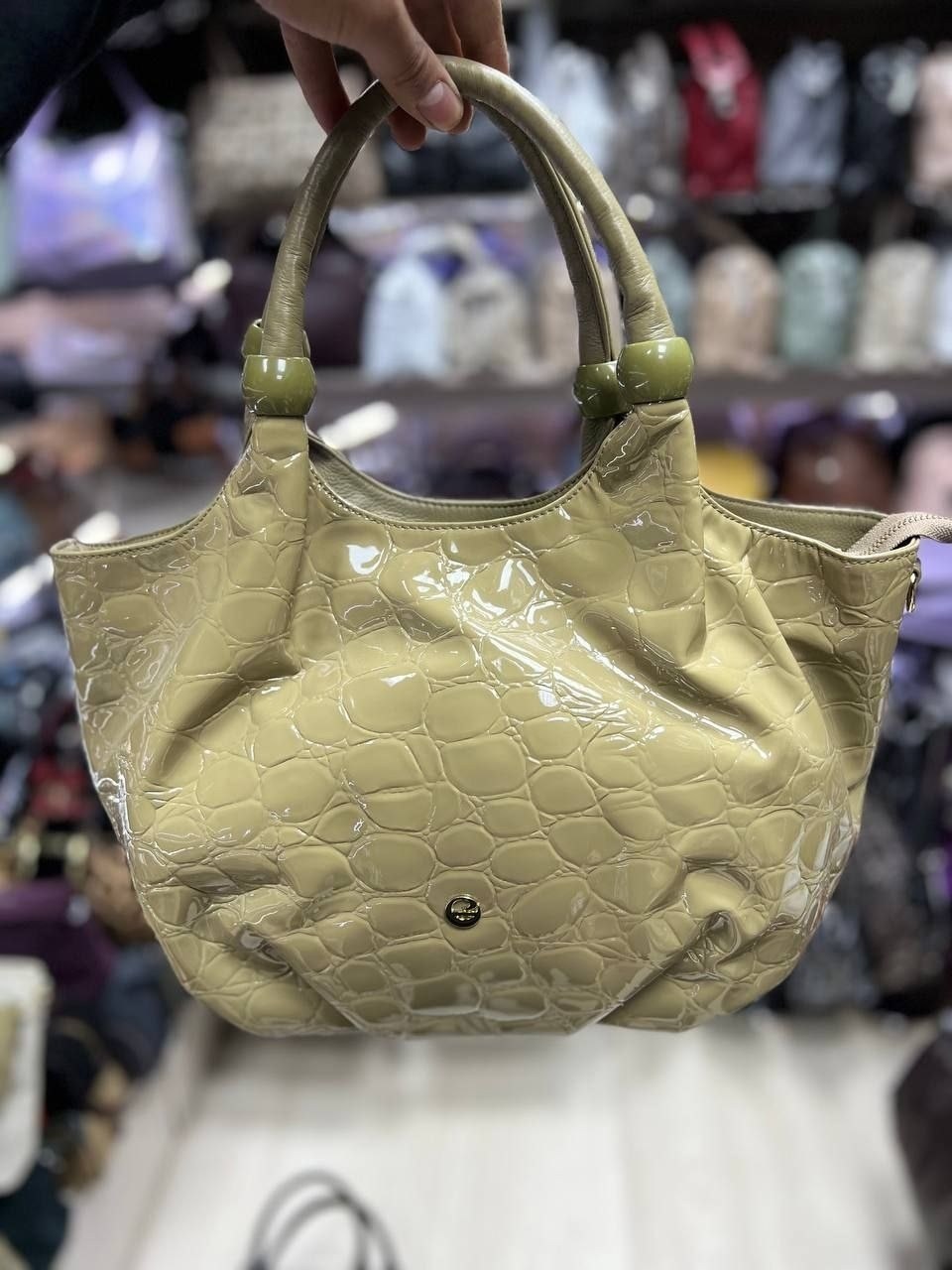 сумка polina&eiterou,сумка,сумка женская лаковая,сумка кожаная женская polina&eiterou 9893/l,женская сумка