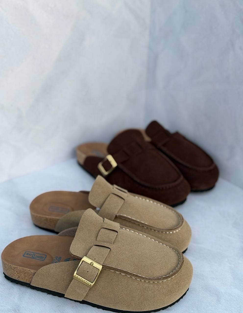 ,модные шлепанцы, женская,мюли замшевые,замшевые тапочки