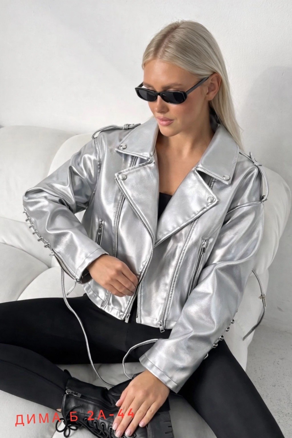 косуха куртка,куртка-косуха короткая серебристая с эффектом металлик,серебристая куртка из искусственной кожи,кожаная серебряная куртка,куртка-косуха короткая серебристая с эффектом металлик befree