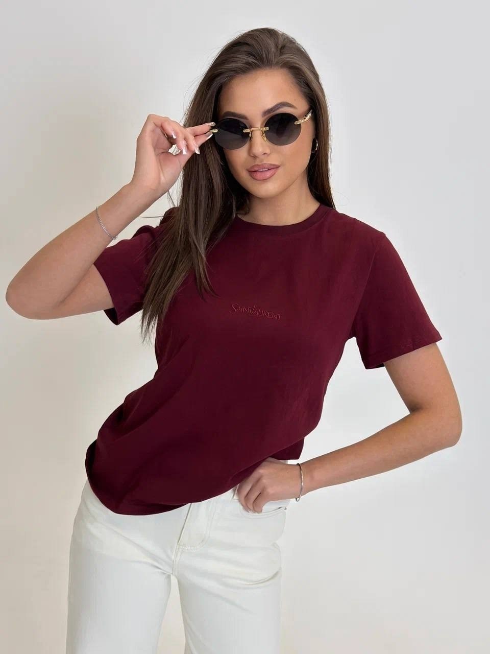 футболки женская,футболки базовая,базовая женская футболка,футболка бордовая,футболка женская бордовая