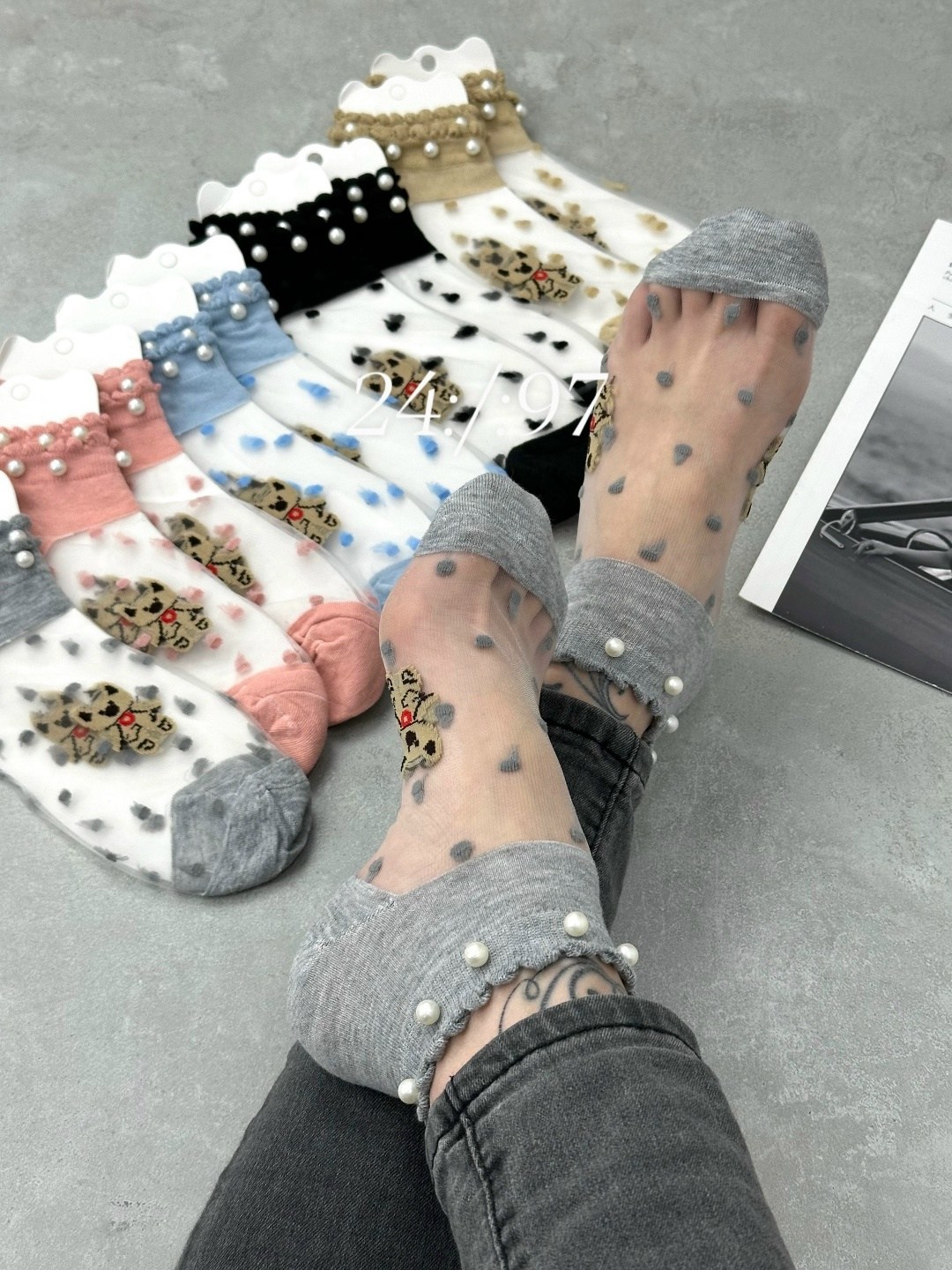 комплект носки женские,носки женские,носки женские 10 пар,носки женские со стразами 2 пары бакуля 324563202,набор женские носки