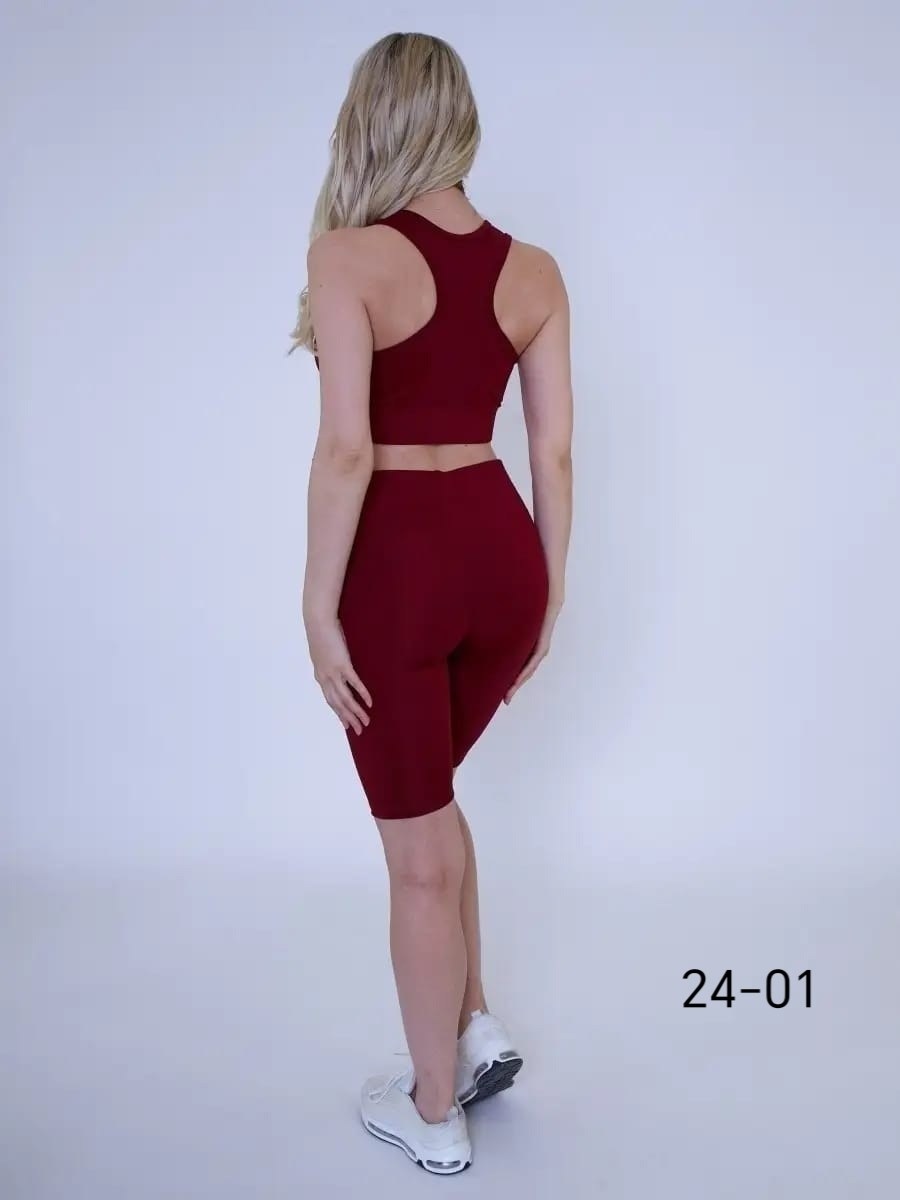 голубой костюм для фитнеса,женские велосипедки,костюм спортивный,спортивный костюм для фитнеса топ и велосипедки,костюм для фитнеса