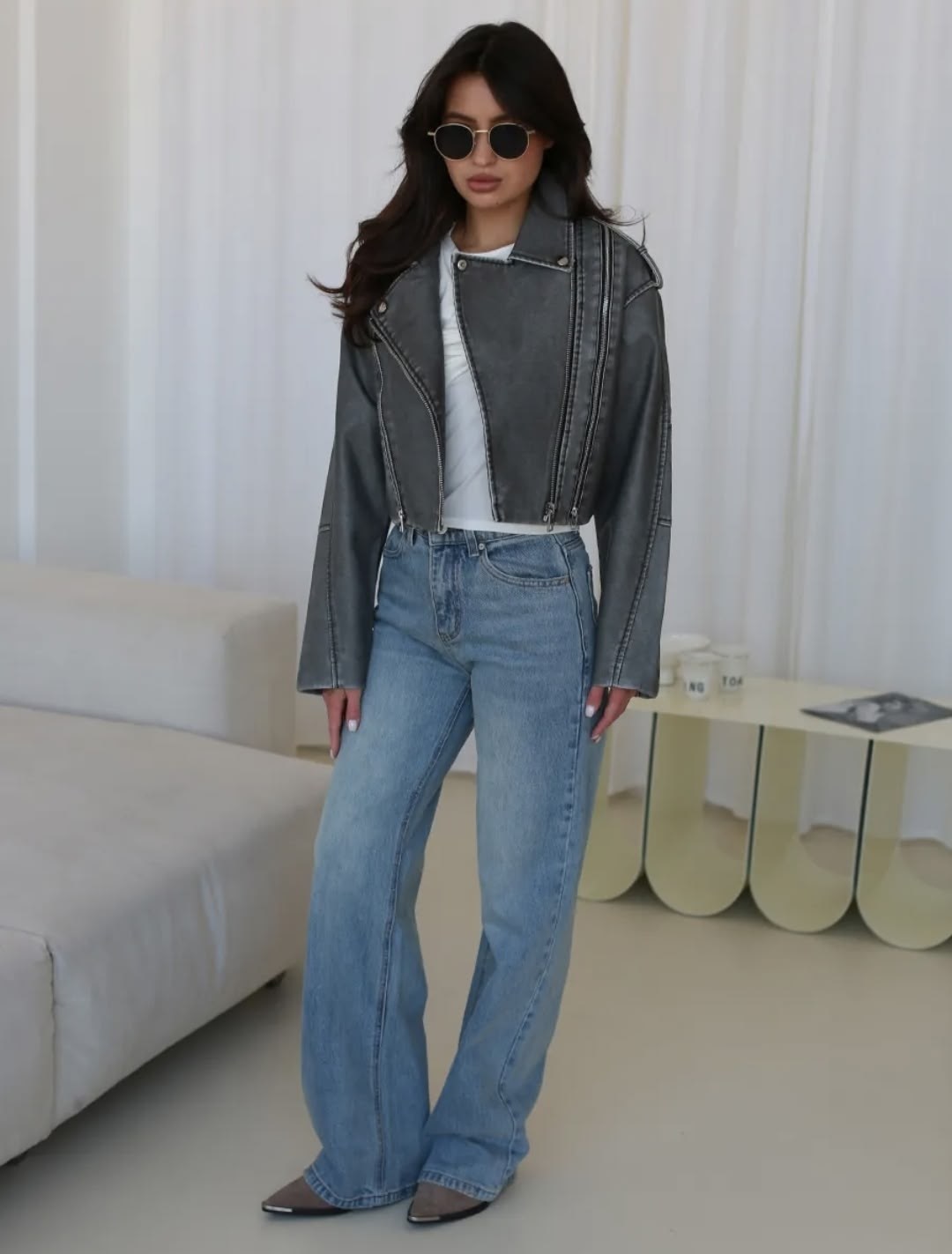 косуха винтажная оверсайз кожаная куртка серая,косуха винтажная,косуха винтажная кожаная куртка серая оверсайз mony,косуха винтажная куртка кожаная oversize серая monyken,кожаная куртка