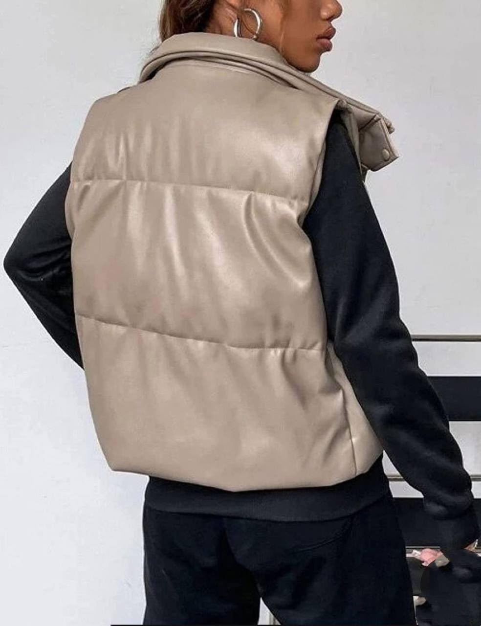 кожаный жилет женский,кожаный жилет,кожаная жилетка зара,жилет из искусственной кожи,женский пышный жилет из искусственной кожи