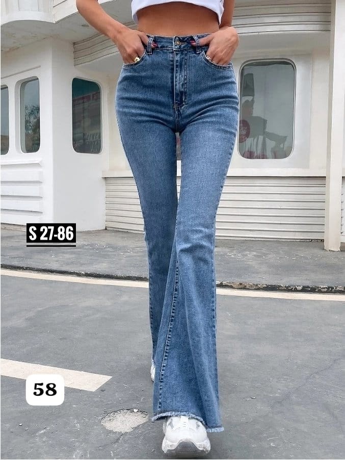 женские джинсы клеш,джинсы клеш с высокой талией,джинсы клеш 2026,голубые джинсы клеш,джинсы клеш
