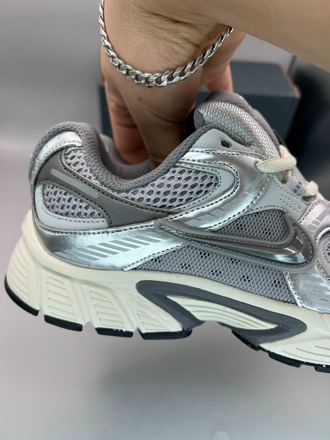 мужские белые кроссовки balenciaga track 2,кроссовки баленсиага xl,кроссовки баленсиага 3хл,кроссовки a1 chunky sneakers unisex low-top, серебряный,кроссовки