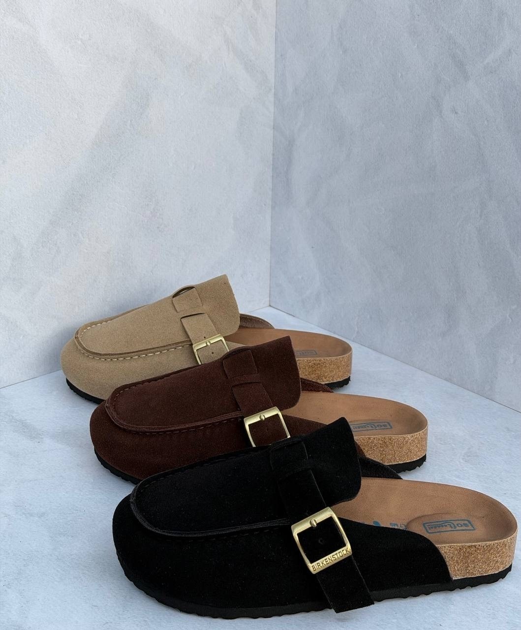 ,модные шлепанцы, женская,мюли замшевые,замшевые тапочки