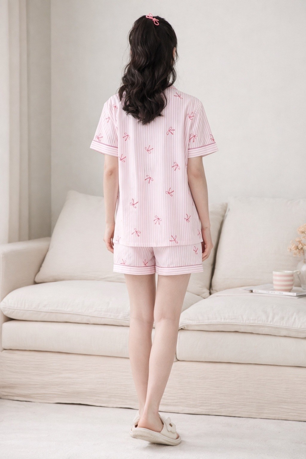 женская пижама с клубничным принтом,женские пижамные комплекты,женский пижама,пижама в корейском стиле,комплект пижама