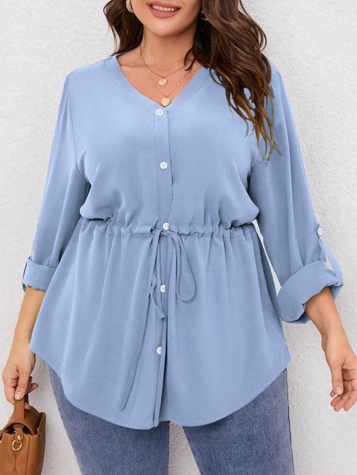 женская блузка,блуза с широким рукавом на кулиске,блузка женская легкая,женская повседневная блузка,туника рубашка женская