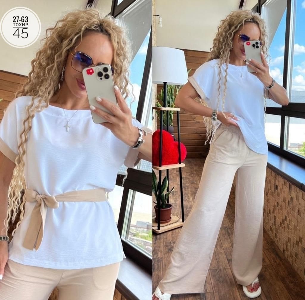 костюм двойка женский летний,костюм брючный палаццо,костюм двойка женская,костюм женский,женские летние костюмы