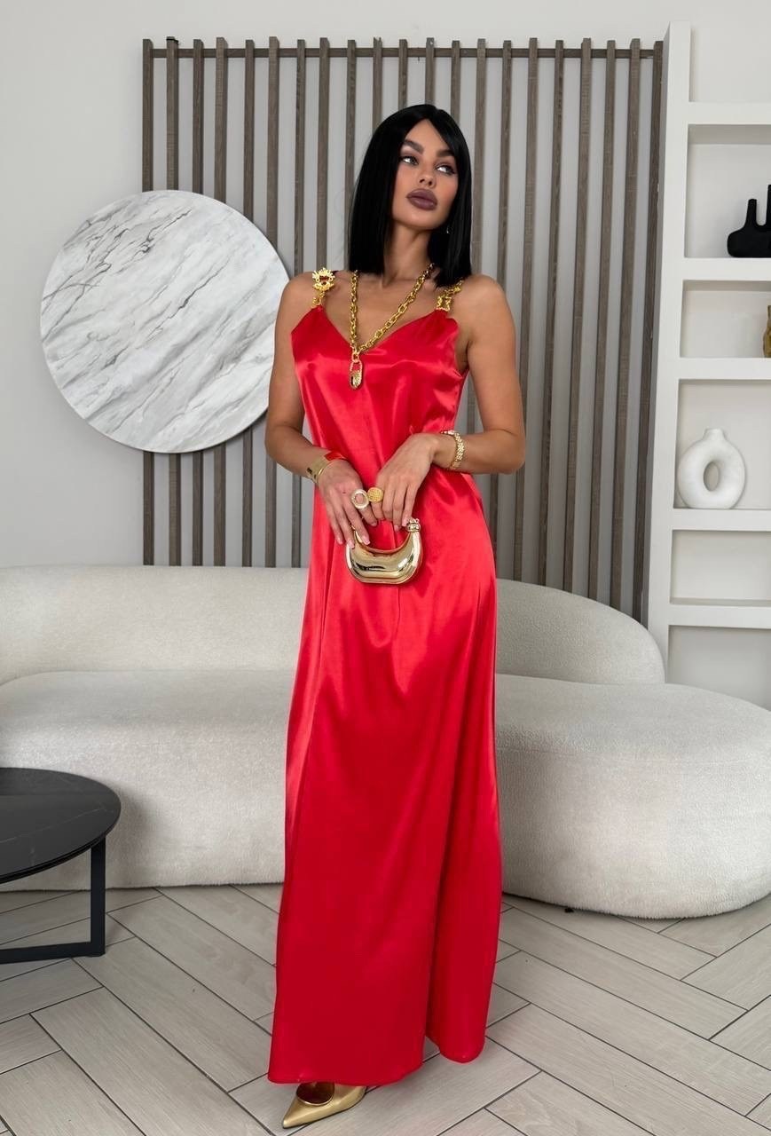 платье сарафан женский,платье женское красное,шелковое платье,шелковое платье комбинация,шелковое платье на бретельках