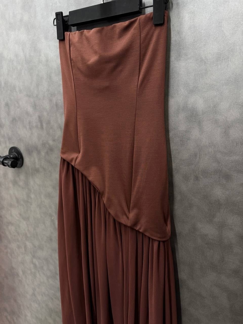 платье с высоким разрезом,elegant strapless bodycon high slit scarf party club evening dress,элегантное длинное платье,длинное платье с разрезом,длинное платье