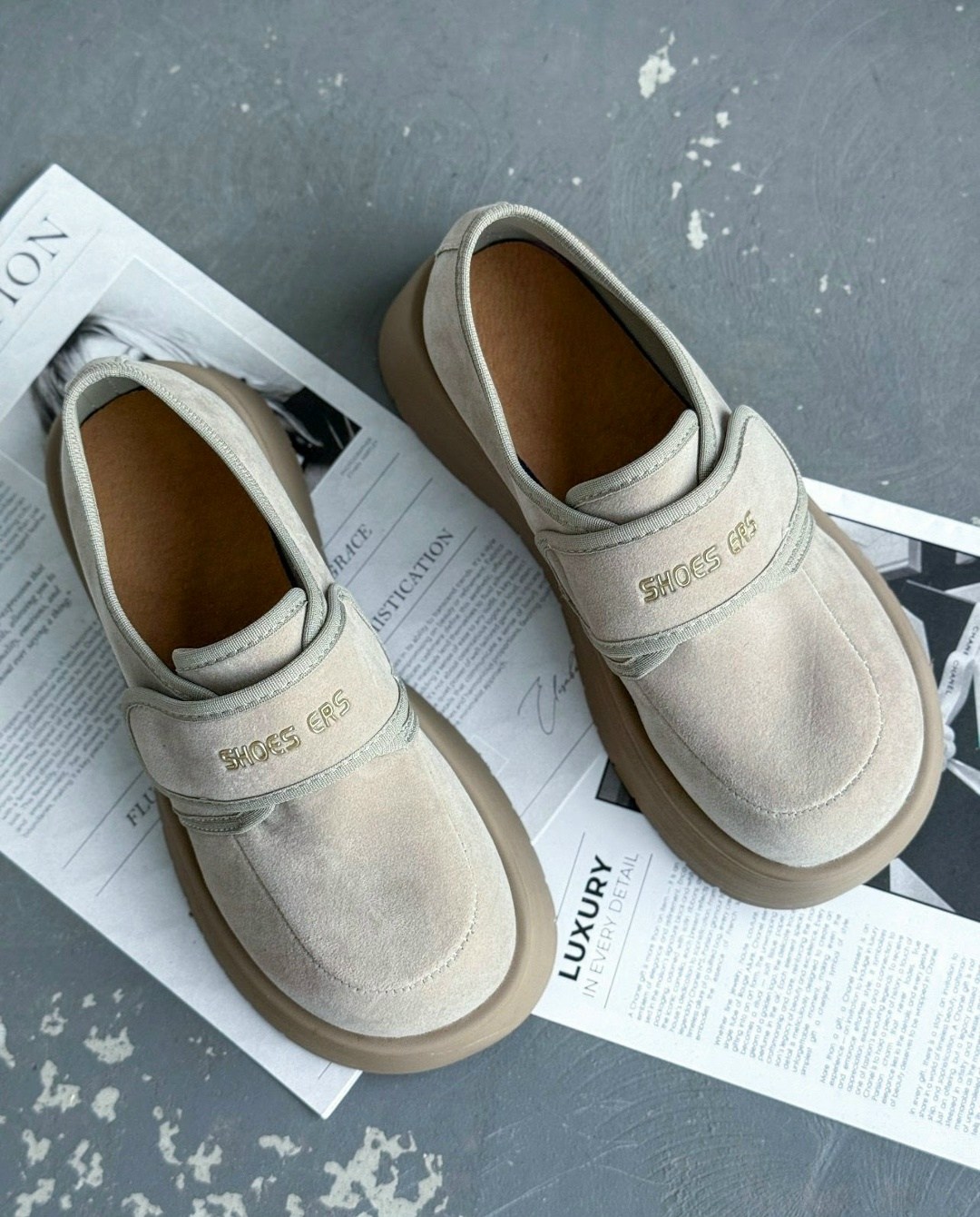 , повседневные,женская ,обуви,лоферы замш