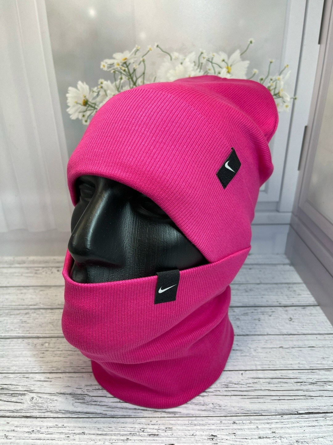 комплект мужская шапка и снуд,шапка со снудом мужская,шапка со снудом демисезонная,шапка бини nike со снудом комплект зимняя осенняя,шапка и снуд зимняя бини демисезон комплект nike