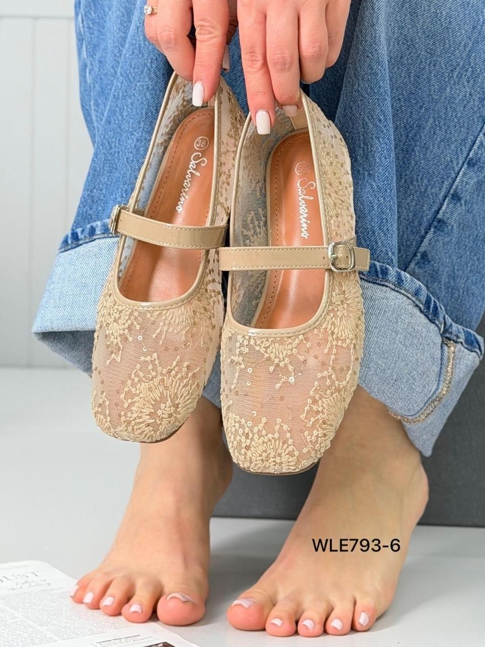 ,женская ,балетки,вязаная ,обуви