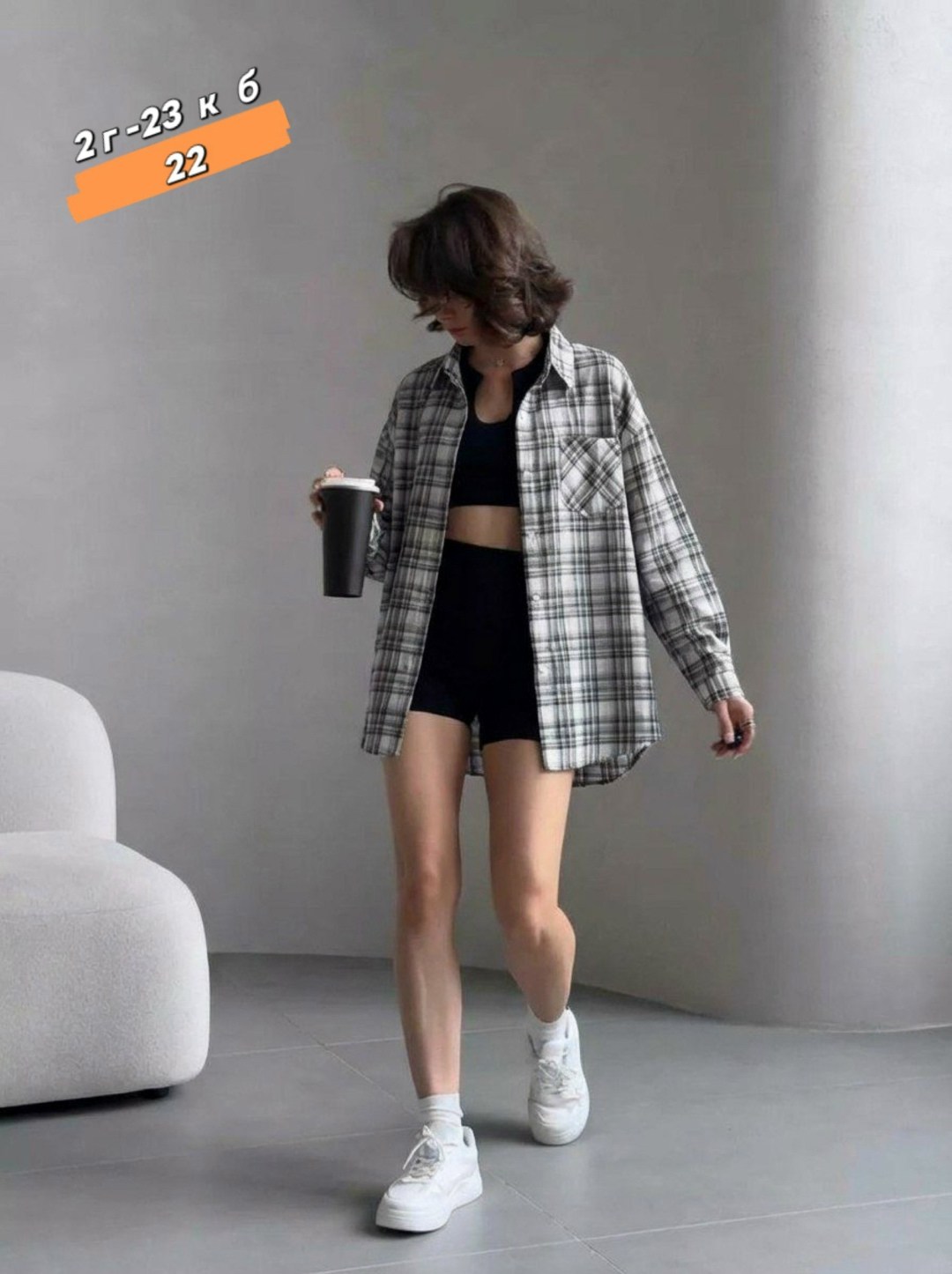 рубашка оверсайз в клетку betrendy wear,рубашка варенка в клетку оверсайз удлиненная lady gina,рубашка женская оверсайз в клетку,рубашка в клетку женская,рубашка летняя в клетку оверсайз