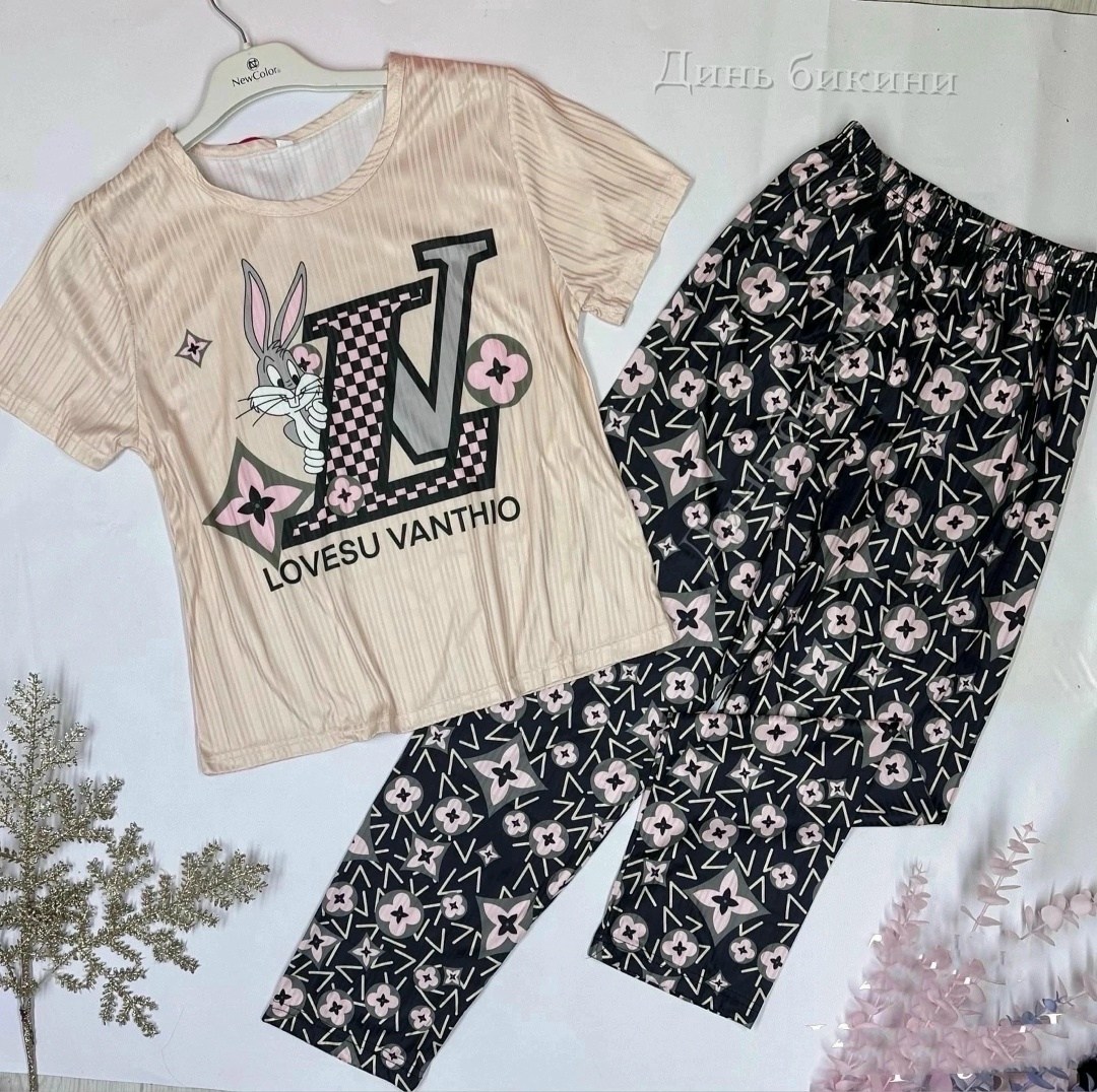 женская пижама,пижам,красивая пижама,женская пижама с брюками,комплект пижама