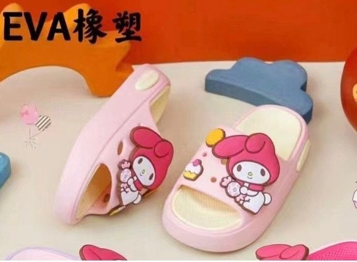 тапочки sanrio,,тапочки для девочек,милые тапочки,детские тапочки