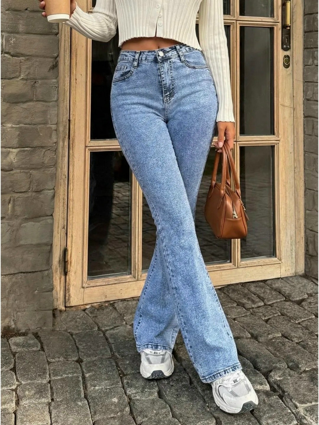 джинсы клеш с высокой посадкой glanada,джинсы клеш женские,джинсы клеш,джинсы женские,джинсы женский defaeco голубой клеш