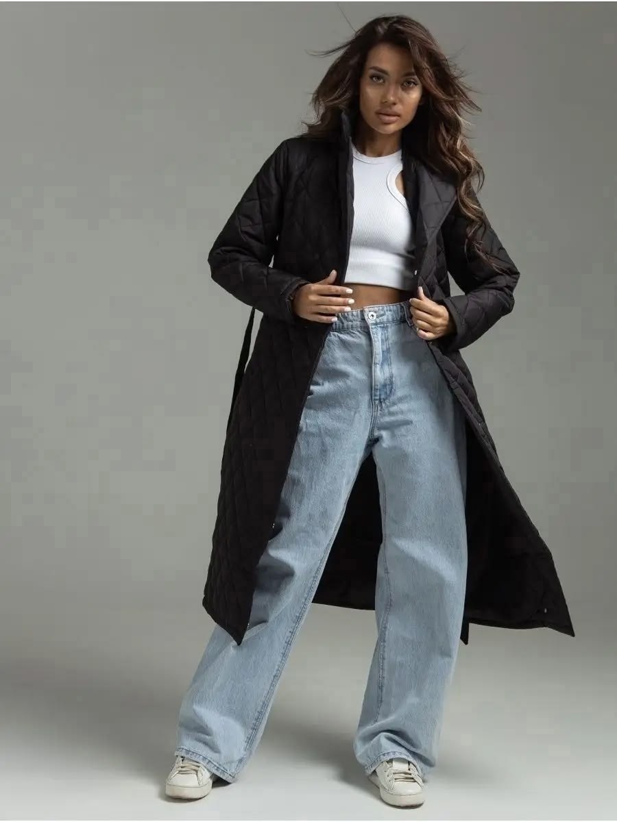 пальто стеганное женское,пальто весна-осень стеганое comokod woman,пальто женское стеганое comokod,пальто весна-осень стеганое comokod woman цвет бежевый,пальто стеганное