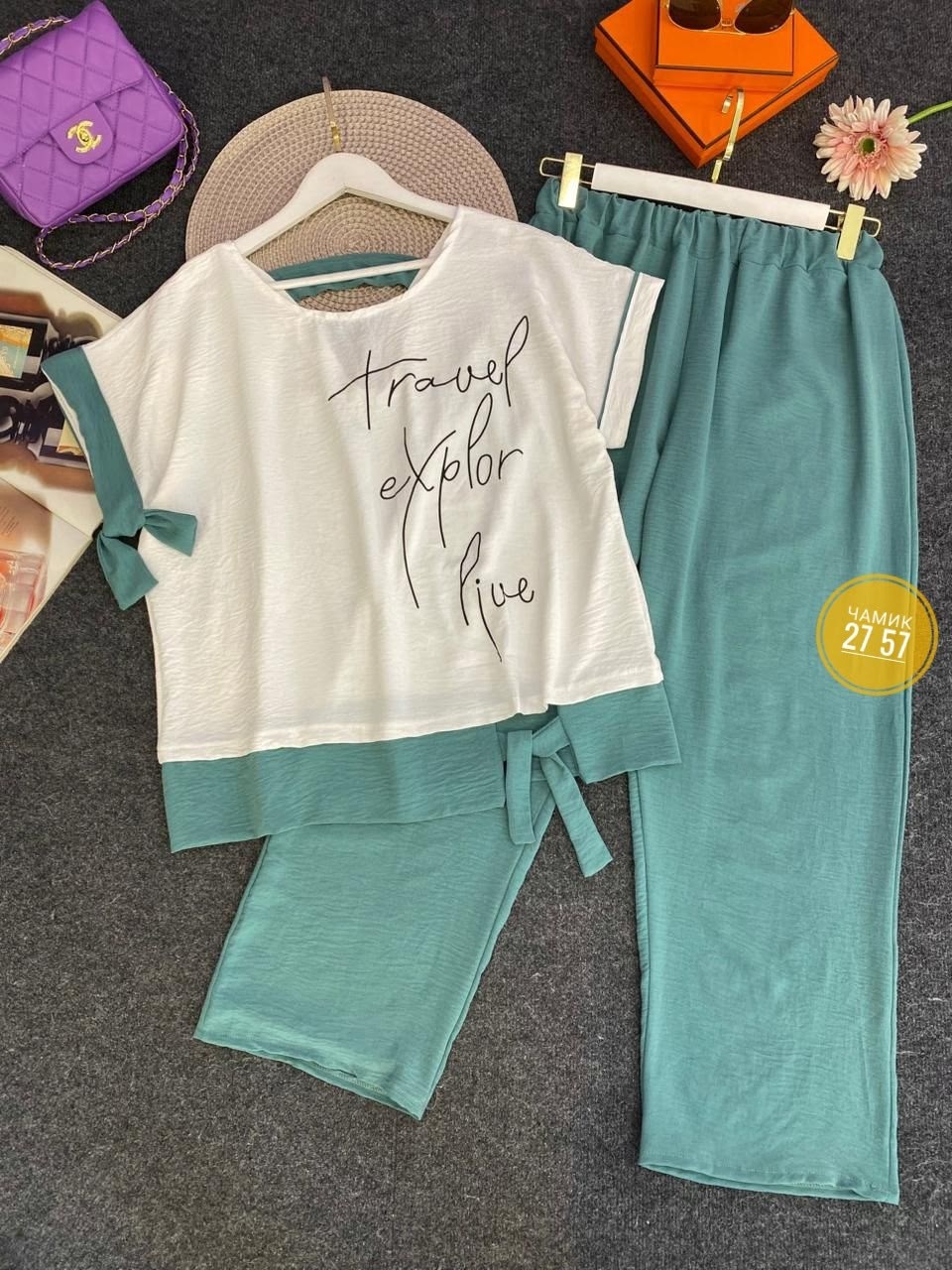 летние костюмы женские,летний брючный костюм,летние костюмы,брючный комплект,свободный брючный костюм