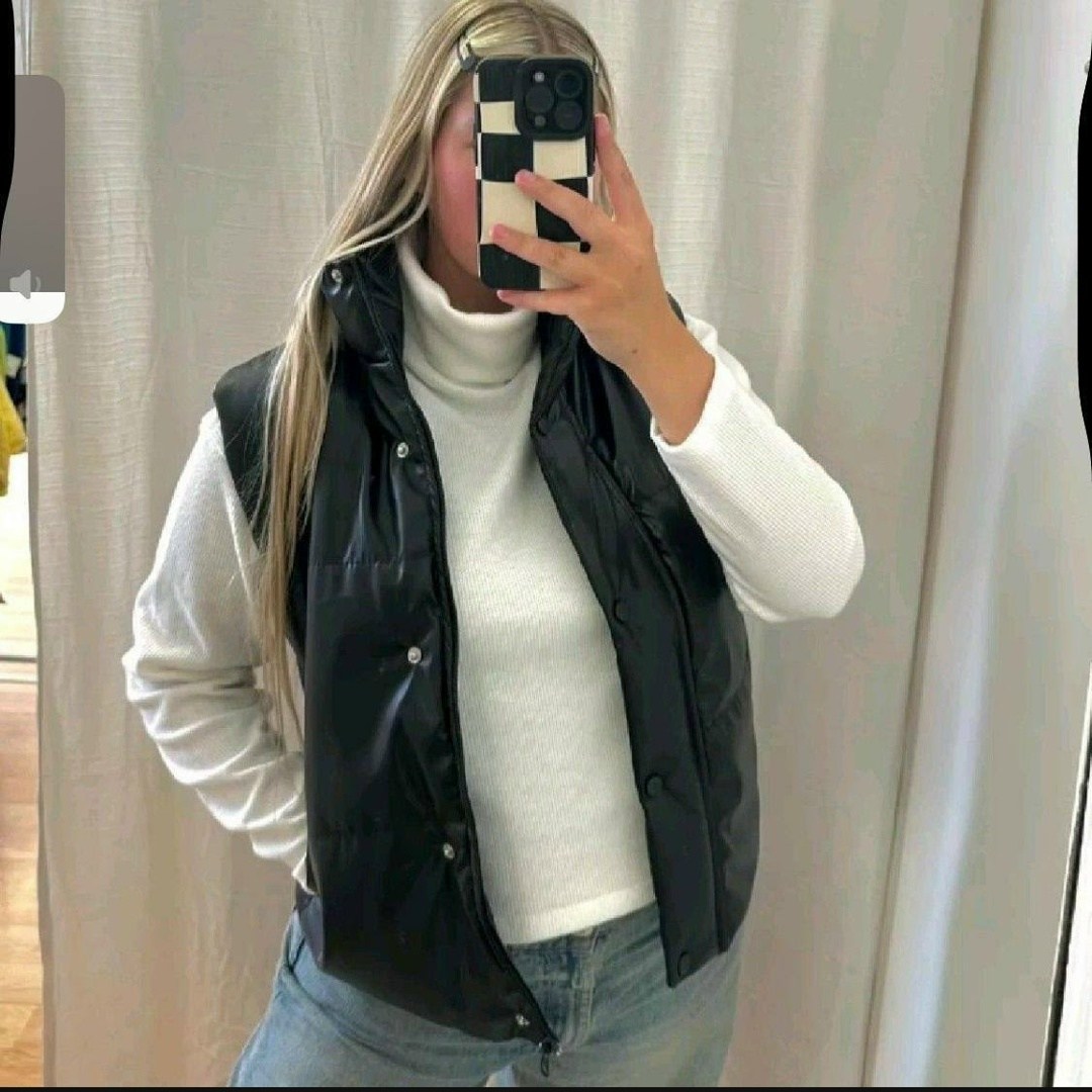 кожаный жилет женский,кожаный жилет,кожаная жилетка зара,жилет из искусственной кожи,женский пышный жилет из искусственной кожи