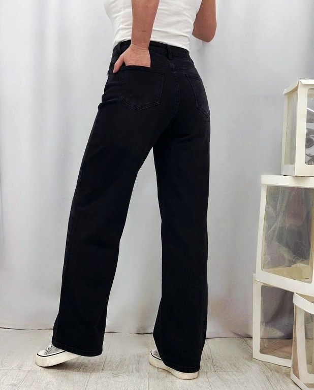 джинсы палаццо,джинсы черные широкие,джинсы чёрные,джинсы широкие,женские джинсы