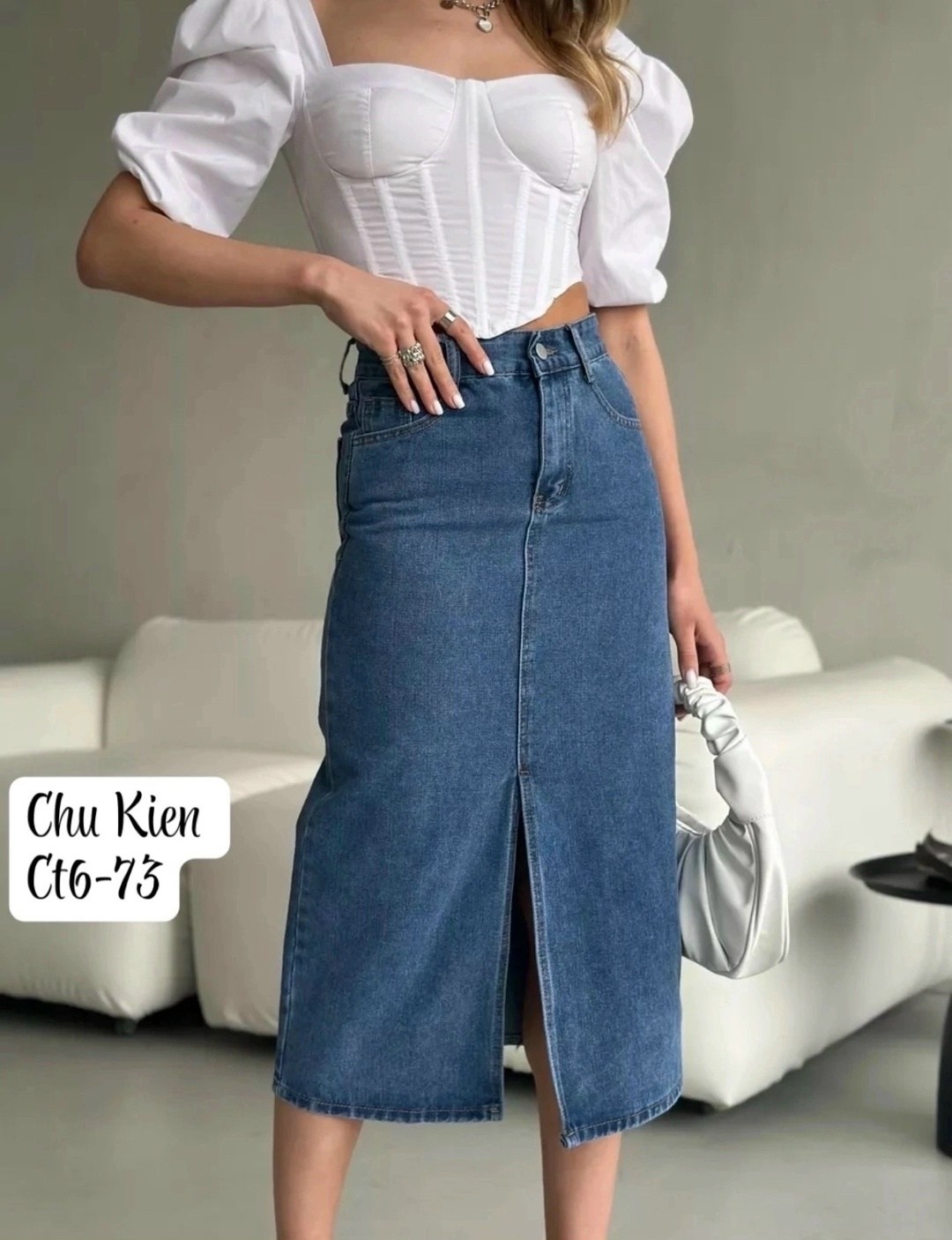 юбка джинсовая миди с разрезам,юбка джинсовая,женские джинсовые юбки,одежда модная,джинсовая юбка миди