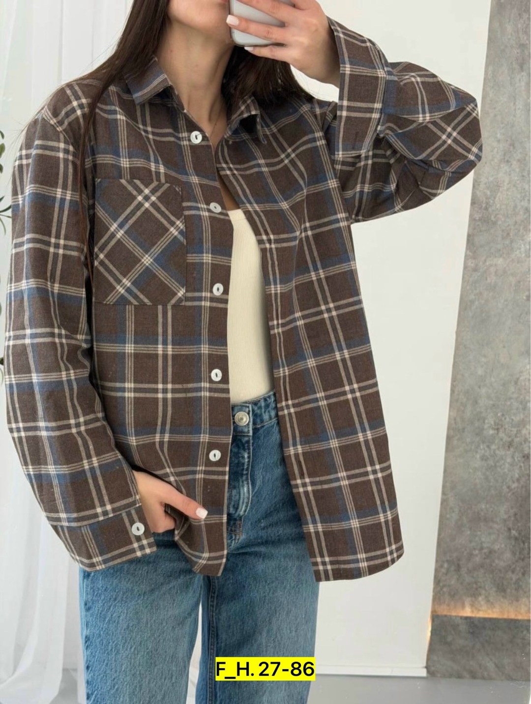 рубашка в клетку,рубашка в клетку женская,рубашка в клетку хлопковая оверсайз 4times,женская рубашка оверсайз в клетку,рубашка женская