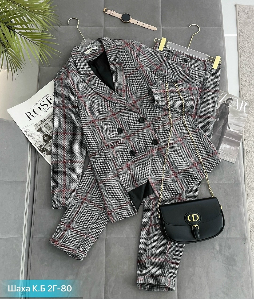 женский костюм,брючные костюмы женские,повседневный костюм,брючный костюм женский в клетку,женский костюм двойка