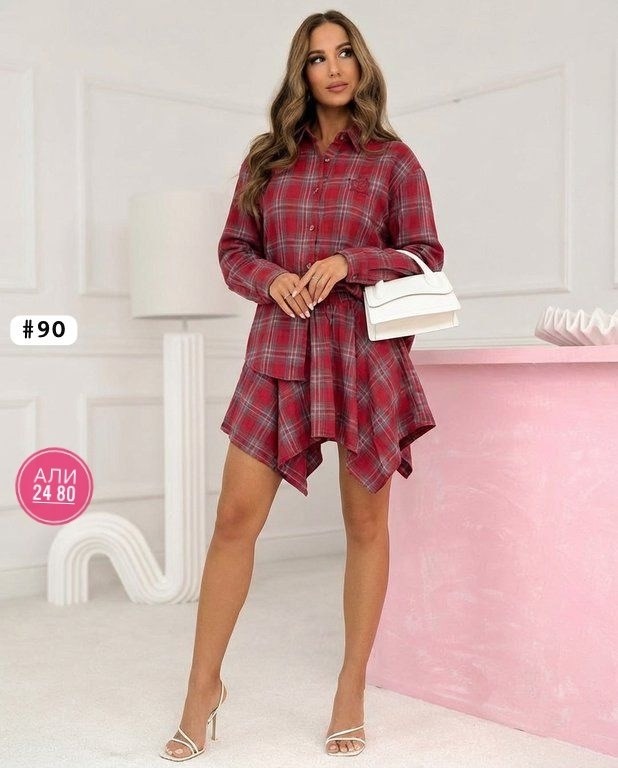 платье рубашка в клетку,теплое платье рубашка в клетку,платье рубашка в клетку красное,женское платье в клетку,мини платье в клетку