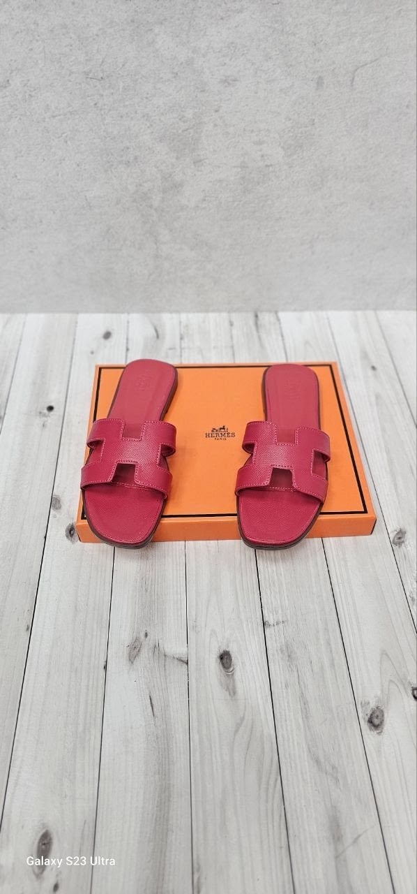 шлепки эрмес оран,шлепанцы гермес оранжевые,шлепки эрмес,шлепанцы hermes,шлепки хермес
