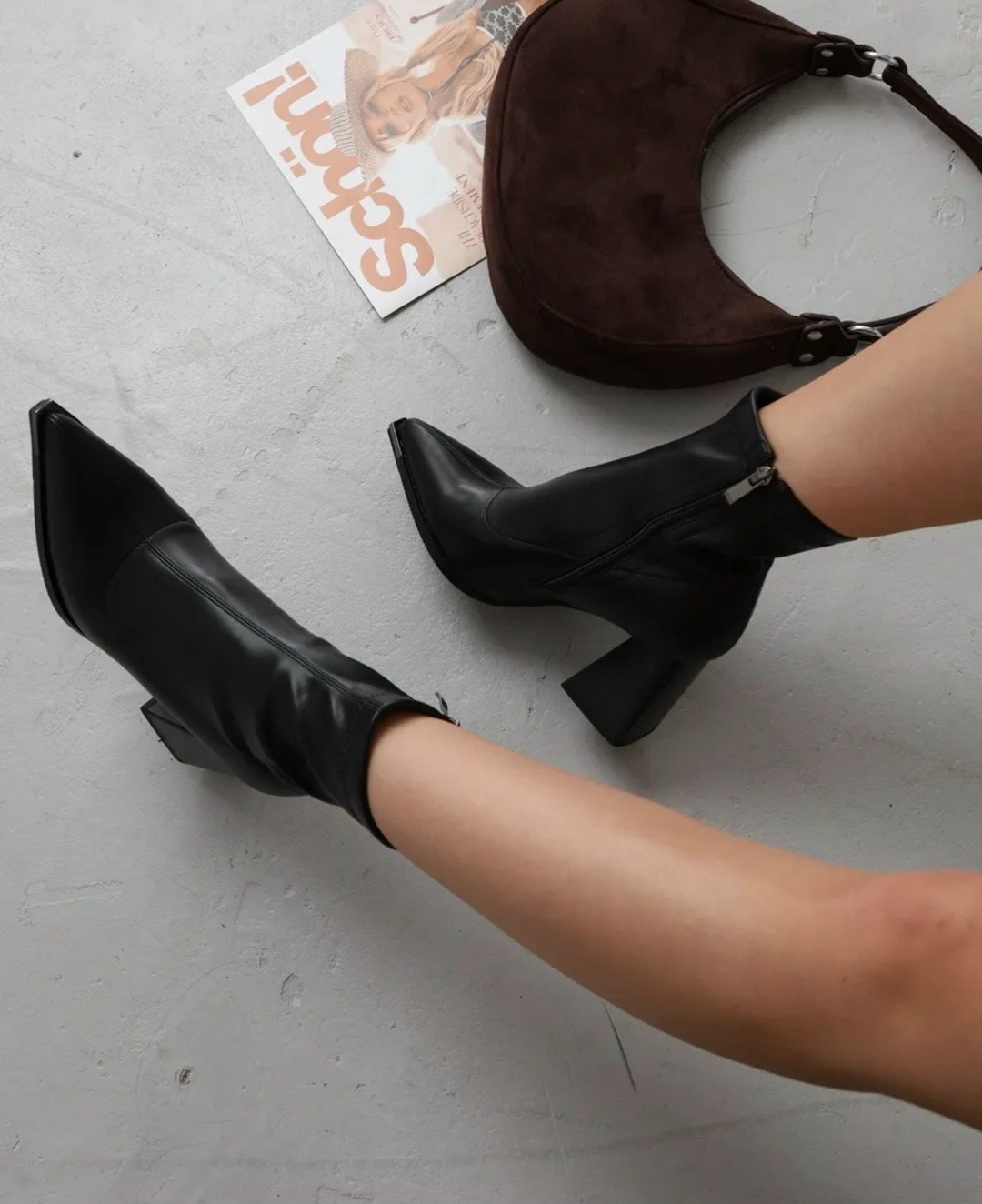 ботильоны женские,модные ботильоны,ботильоны на каблуке демисезонные,женские ботильоны с острым носком,черные ботильоны