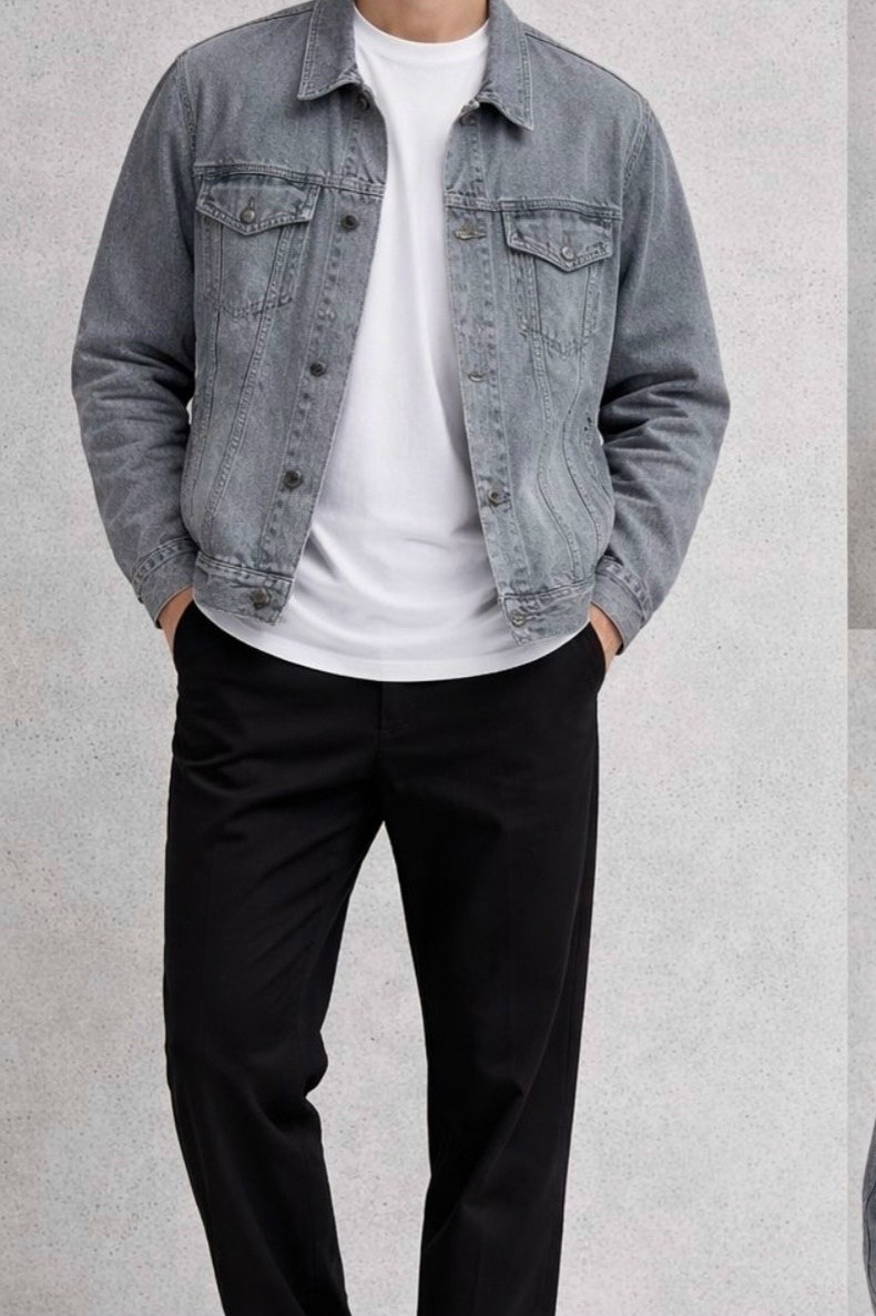 джинсовая куртка,куртка джинсовая мужская,серая джинсовая куртка,джинсовая куртка оверсайз,denim jacket