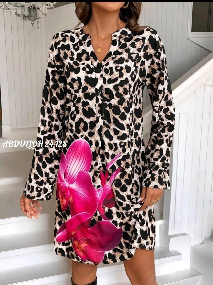 платье с леопардовым принтом,женское платье с леопардовым принтом,платье женское леопардовое,платье леопард,платье леопардовое