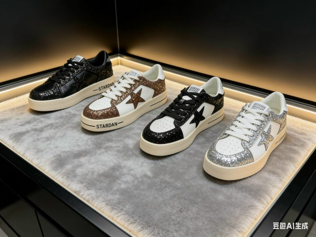 golden goose кеды hi star с блестками белый,,кроссовки golden goose,кеды женски,кеды golden goose