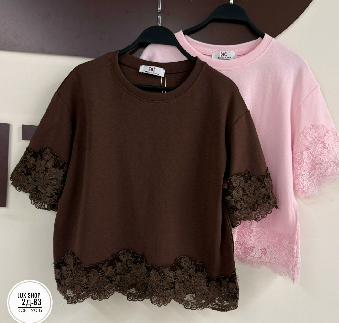 футболка с кружевами,кружевная футболка,футболки женская,стильная блуза,блузка стильная