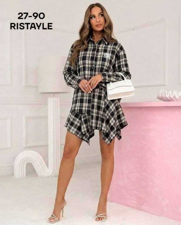 платье рубашка в клетку,мини платье в клетку,женское платье в клетку,трендовое женское платье в клетку,теплое платье рубашка в клетку