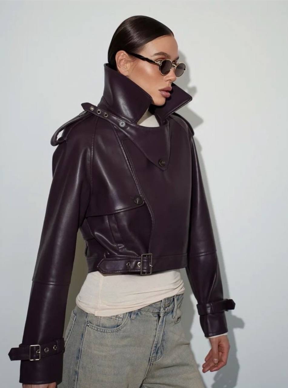 кожаная куртка,женская кожаная куртка,кожаная куртка косуха,модная кожаная куртка,куртка-косуха