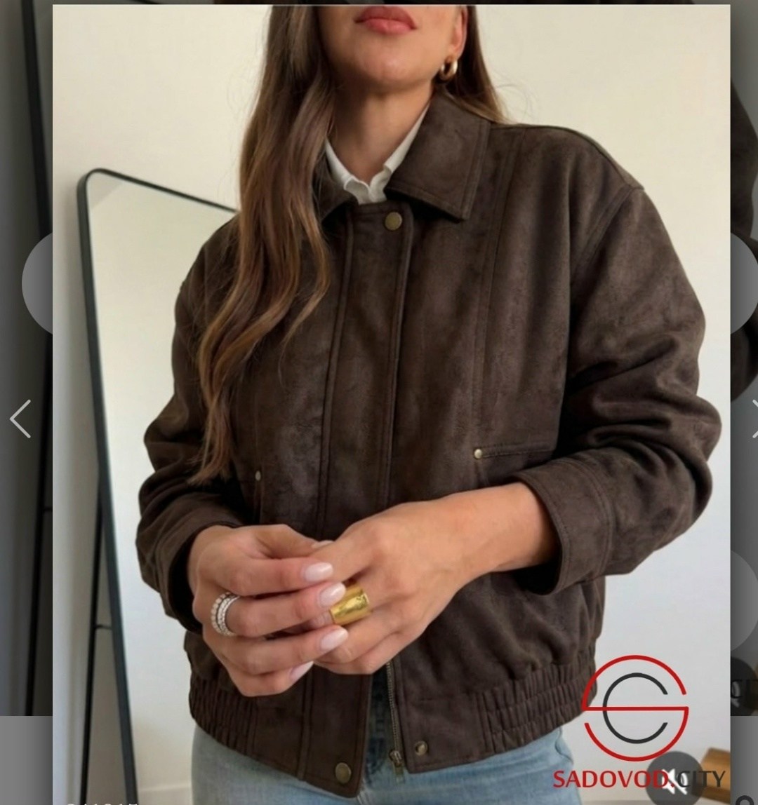 куртка-бомбер утепленная с замшевой фактурой befree,куртка замшевая,бомбер женская куртка,трендовые куртки бомбер из экозамши,куртка из замши