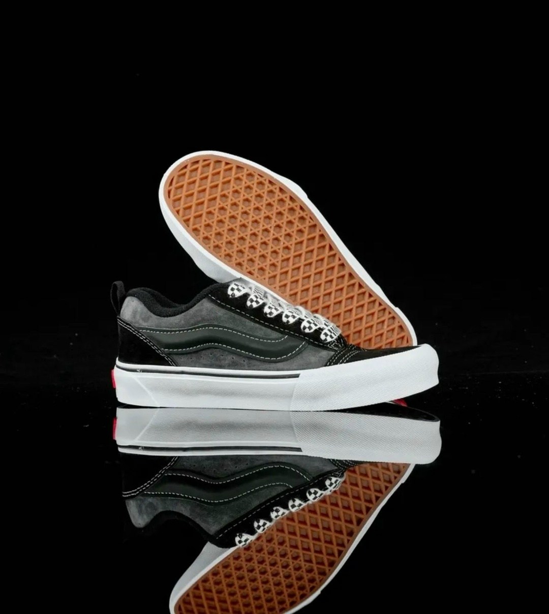 кеды мужские vans knu skool черные,,кроссовки vans knu skool,кеды vans knu skool mono black черные,vans knu skool черные