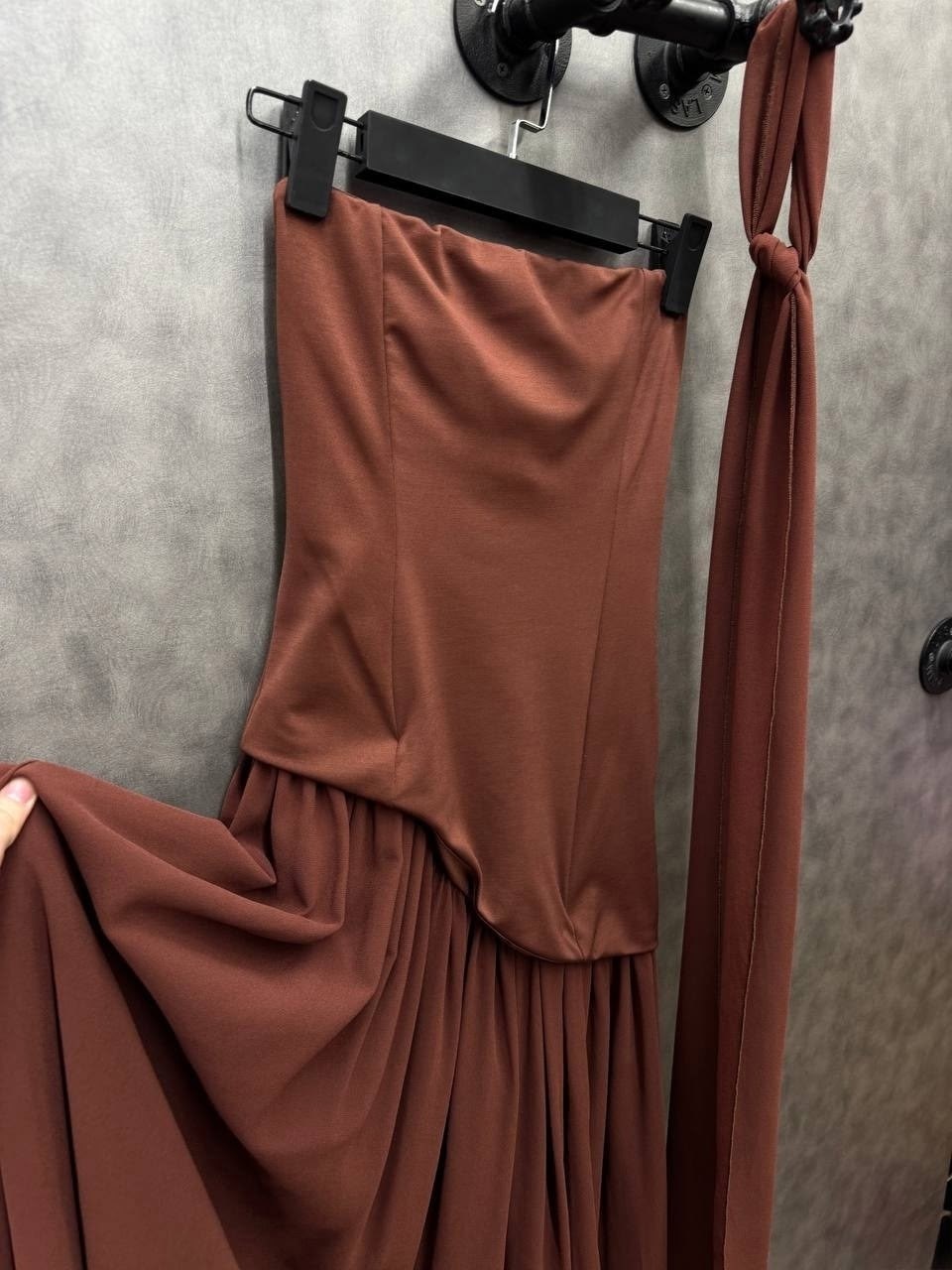 платье с высоким разрезом,elegant strapless bodycon high slit scarf party club evening dress,элегантное длинное платье,длинное платье с разрезом,длинное платье