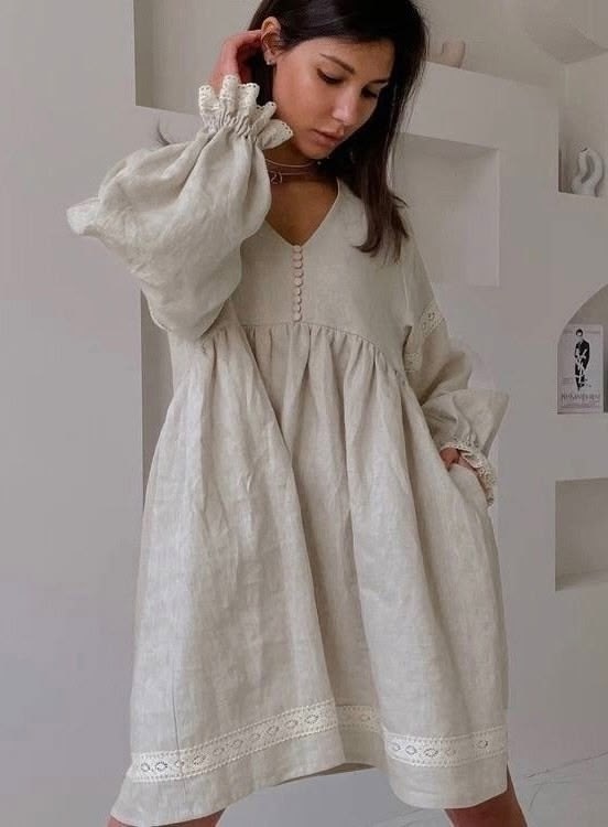 платья в стиле бохо,женское хлопковое платье,платье из хлопка и льна,платья бохо,льняное платье