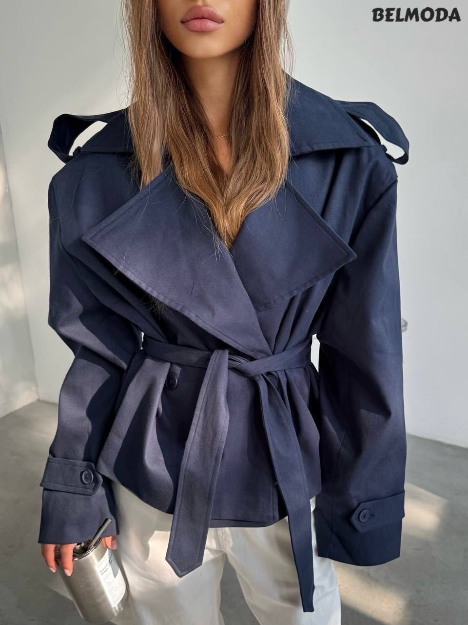 тренч с поясом,женский тренч,куртка повседневная,короткий тренч,плащ женский