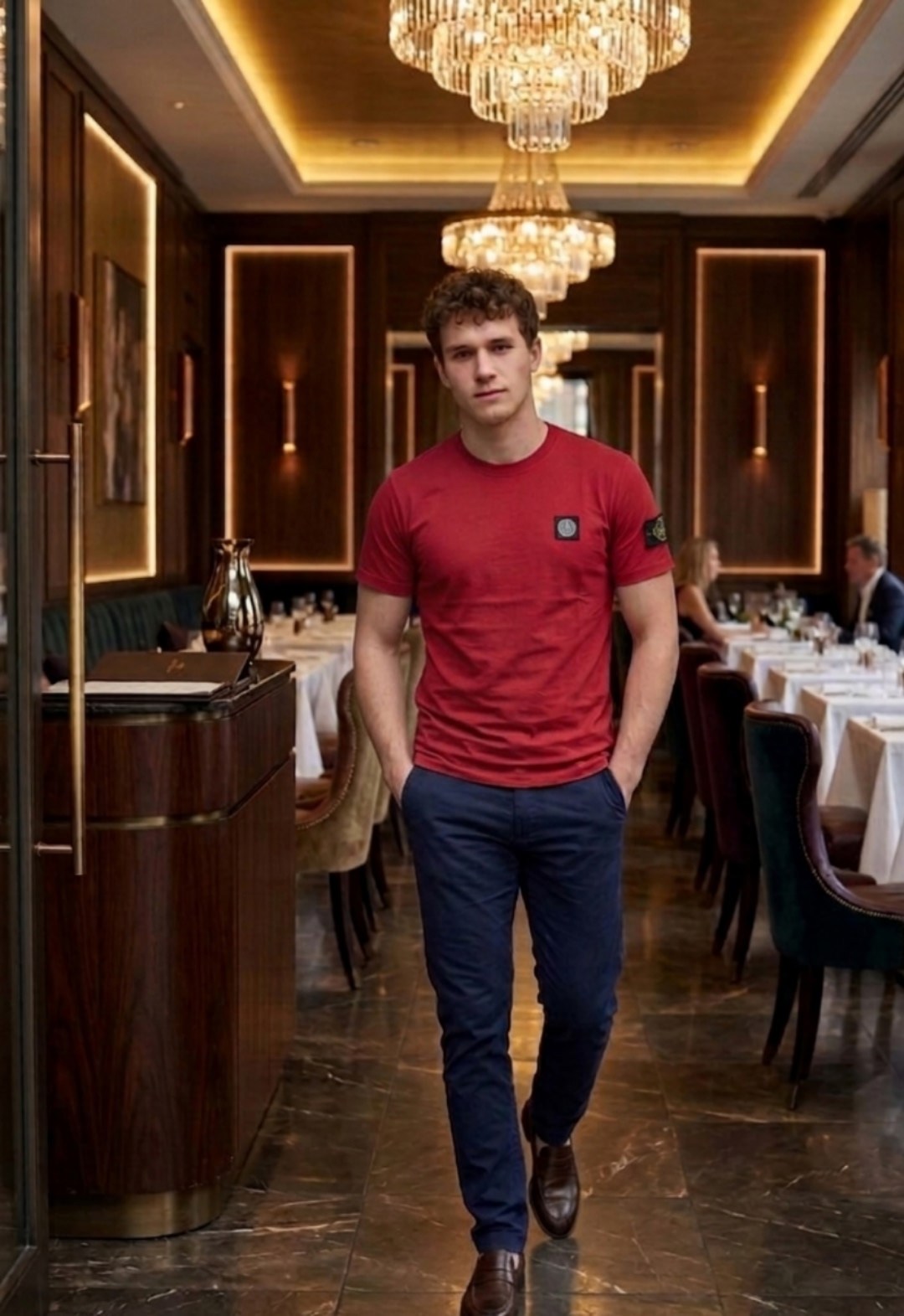 красная футболка стон айленд,футболка мужская stone island,stone island,футболка стон айленд,футболка stone island