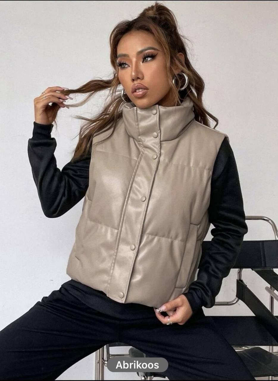 кожаный жилет женский,кожаный жилет,кожаная жилетка зара,жилет из искусственной кожи,женский пышный жилет из искусственной кожи