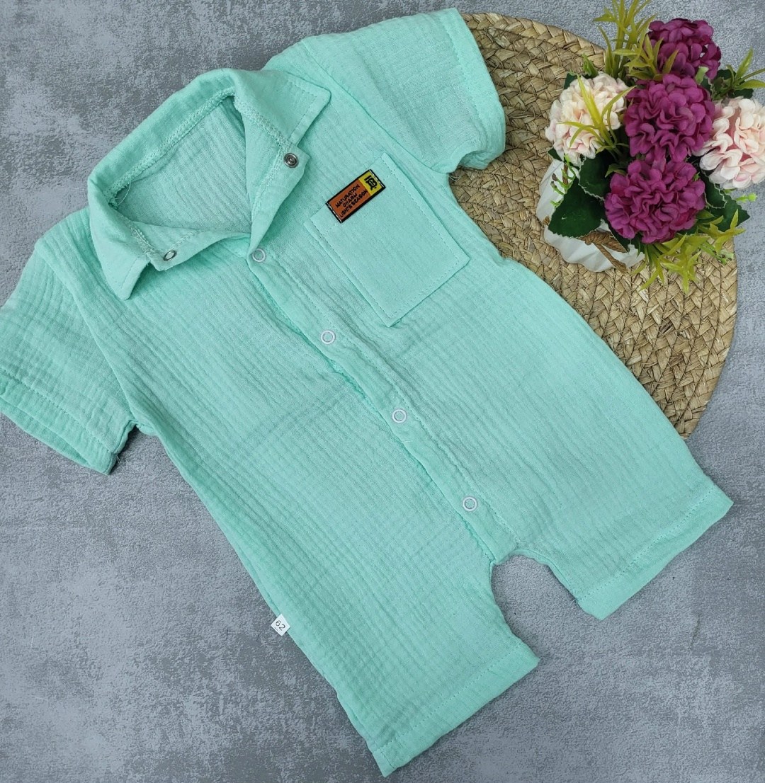 песочник из муслина,песочник муслиновый,песочник для малыша,одежда для новорожденного,песочник муслин