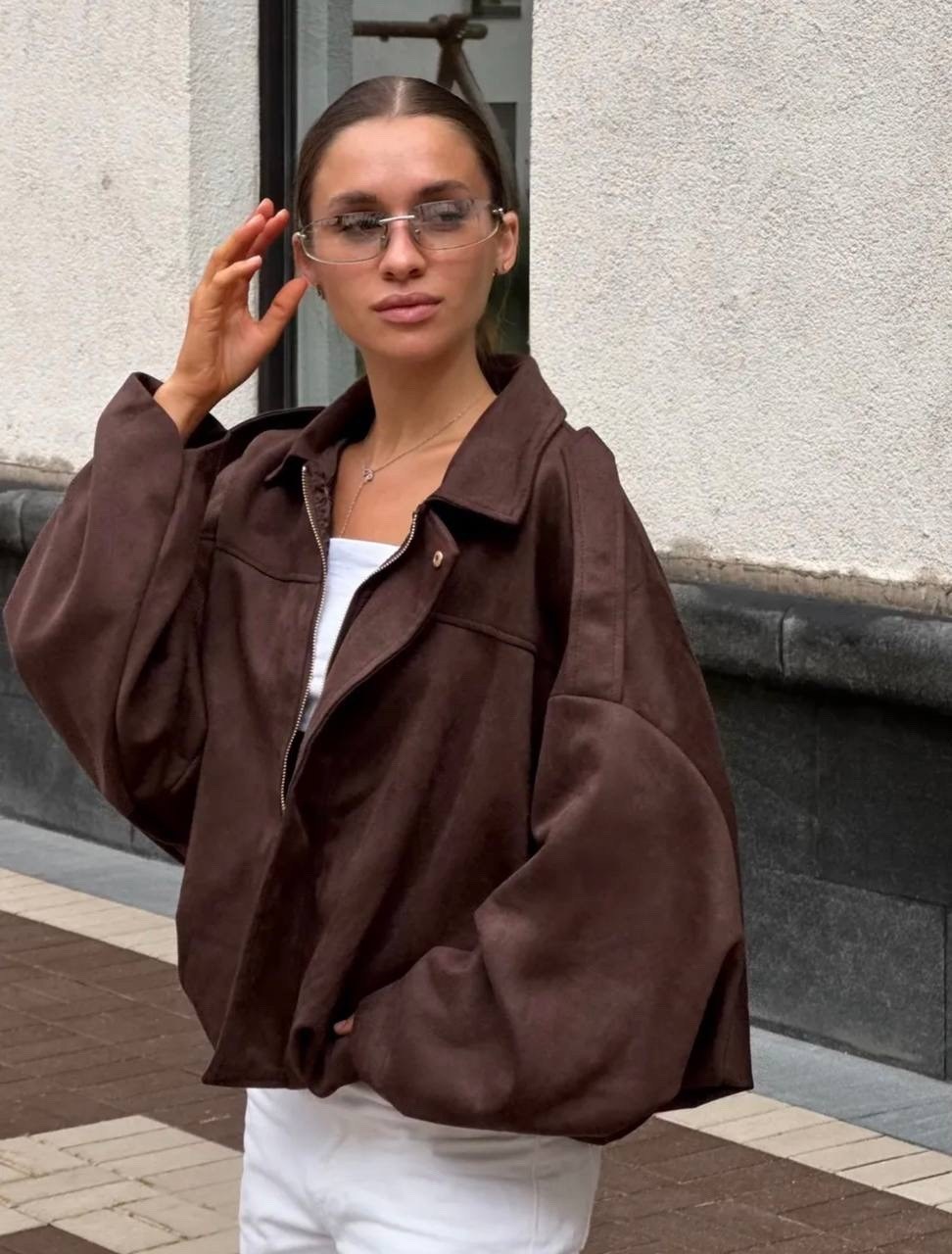 куртка бомбер замшевая оверсайз lofus,бомбер замшевый оверсайз,бомбер замшевый оверсайз athe.brand,повседневная куртка,куртка оверсайз