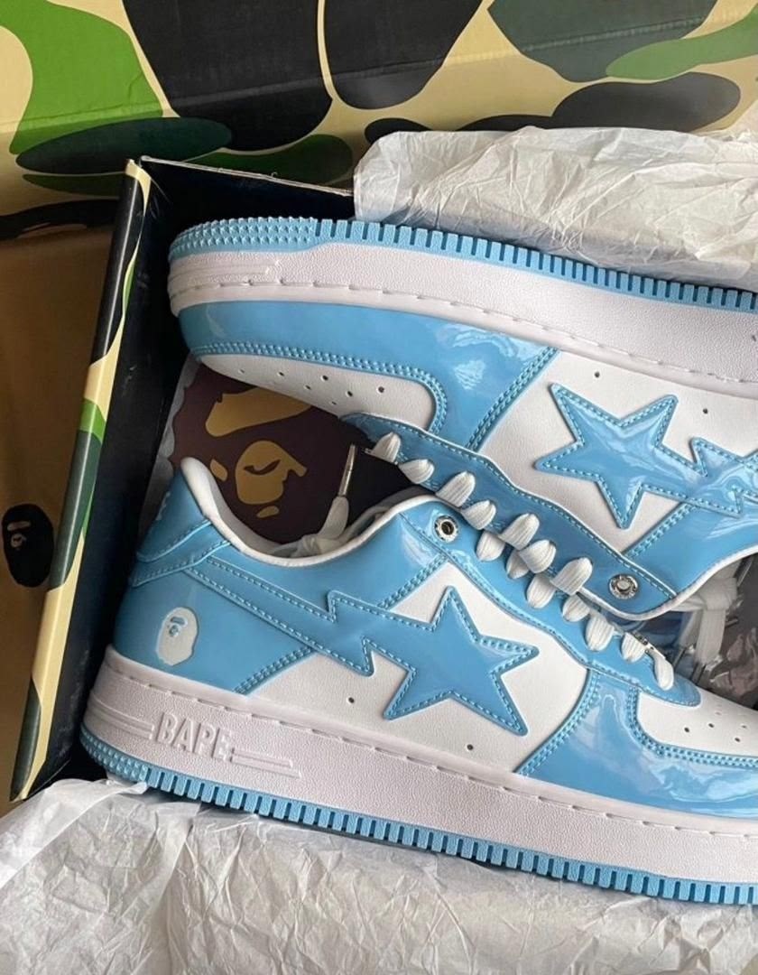 кроссовки bape sta low,кроссовки bape sta,кроссовки bape,bape sta голубые,bape sta