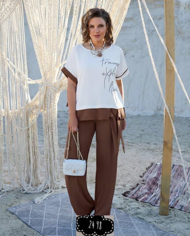 летние костюмы женские,летний брючный костюм,комплект брючный vittoria queen,костюм с брюками,женские брючные костюмы больших размеров